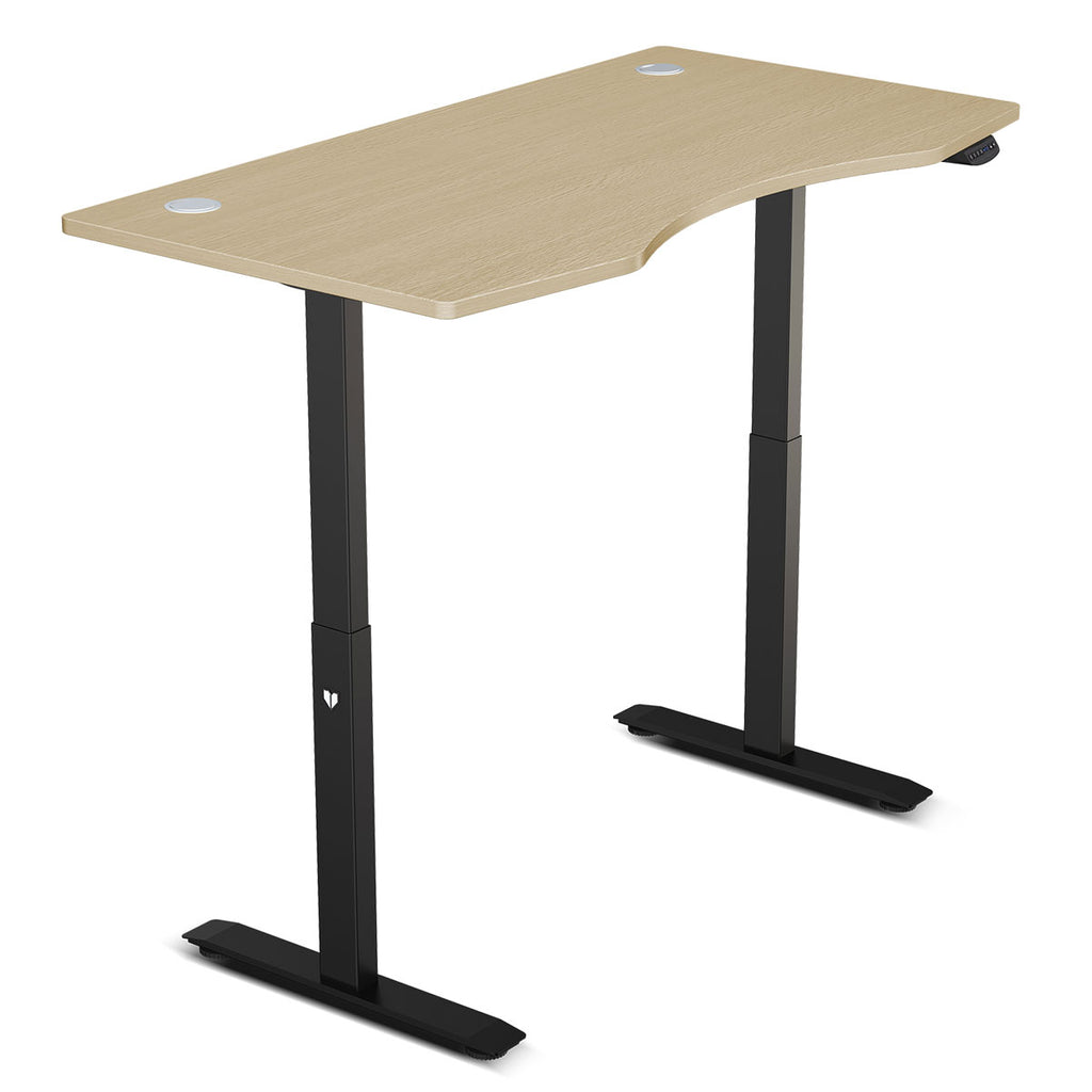 LSG Nimbus Walking Pad Treadmill + ErgoDesk Automatic Standing Desk 1500mm (Oak) Awezingly