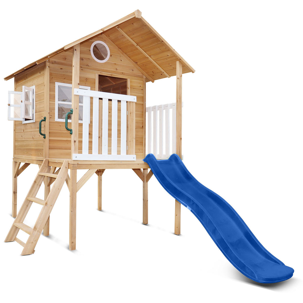 Lifespan Kids Archie Cubby House (Elevated) with 1.8m Slide (Blue) Awezingly