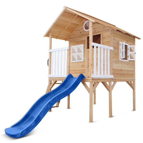 Lifespan Kids Archie Cubby House (Elevated) with 1.8m Slide (Blue) Awezingly