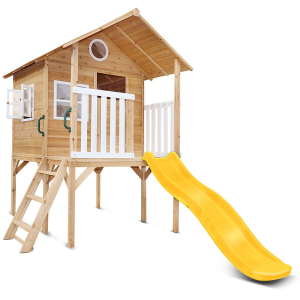 Lifespan Kids Archie Cubby House (Elevated) with 1.8m Slide (Green) Awezingly
