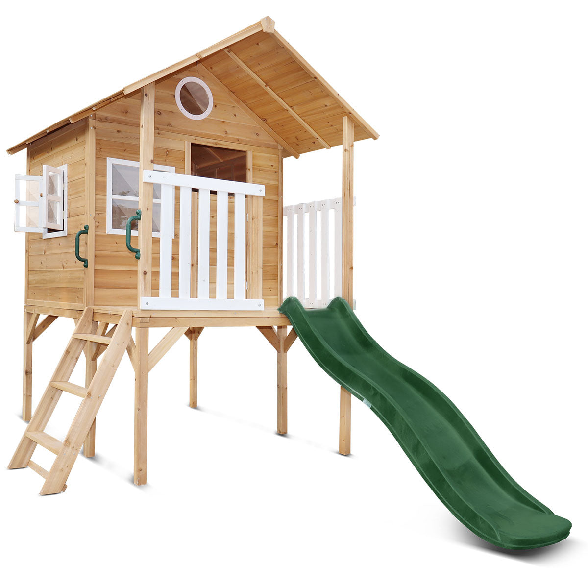 Lifespan Kids Archie Cubby House (Elevated) with 1.8m Slide (Yellow) Awezingly