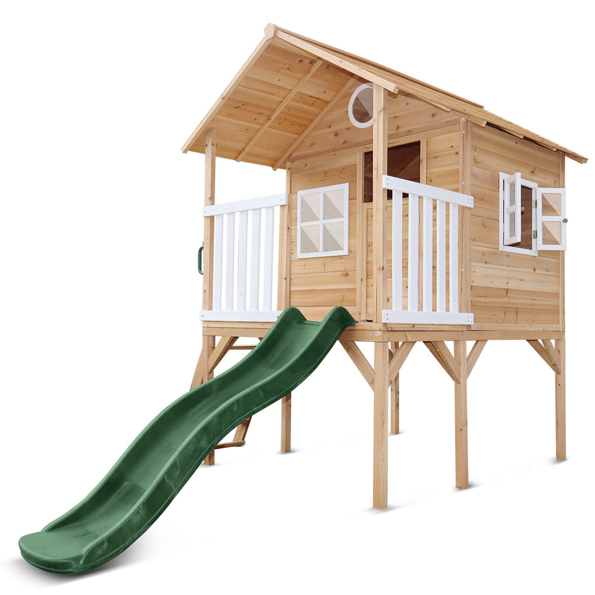 Lifespan Kids Archie Cubby House (Elevated) with 1.8m Slide (Yellow) Awezingly