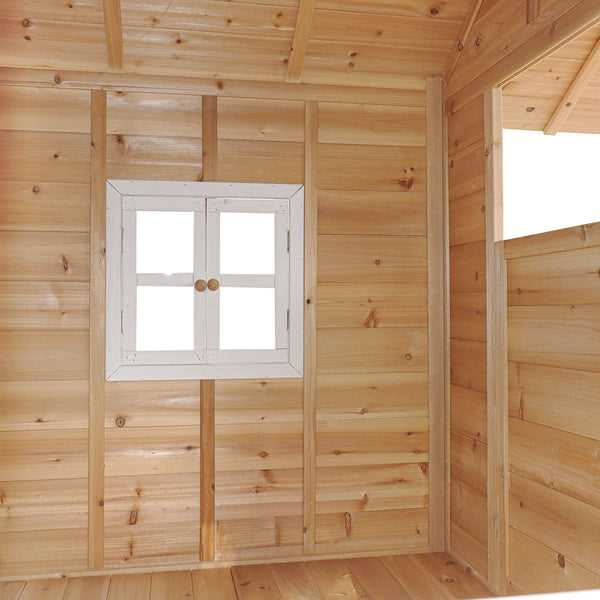 Lifespan Kids Archie Cubby House (Elevated) with 1.8m Slide (Yellow) Awezingly