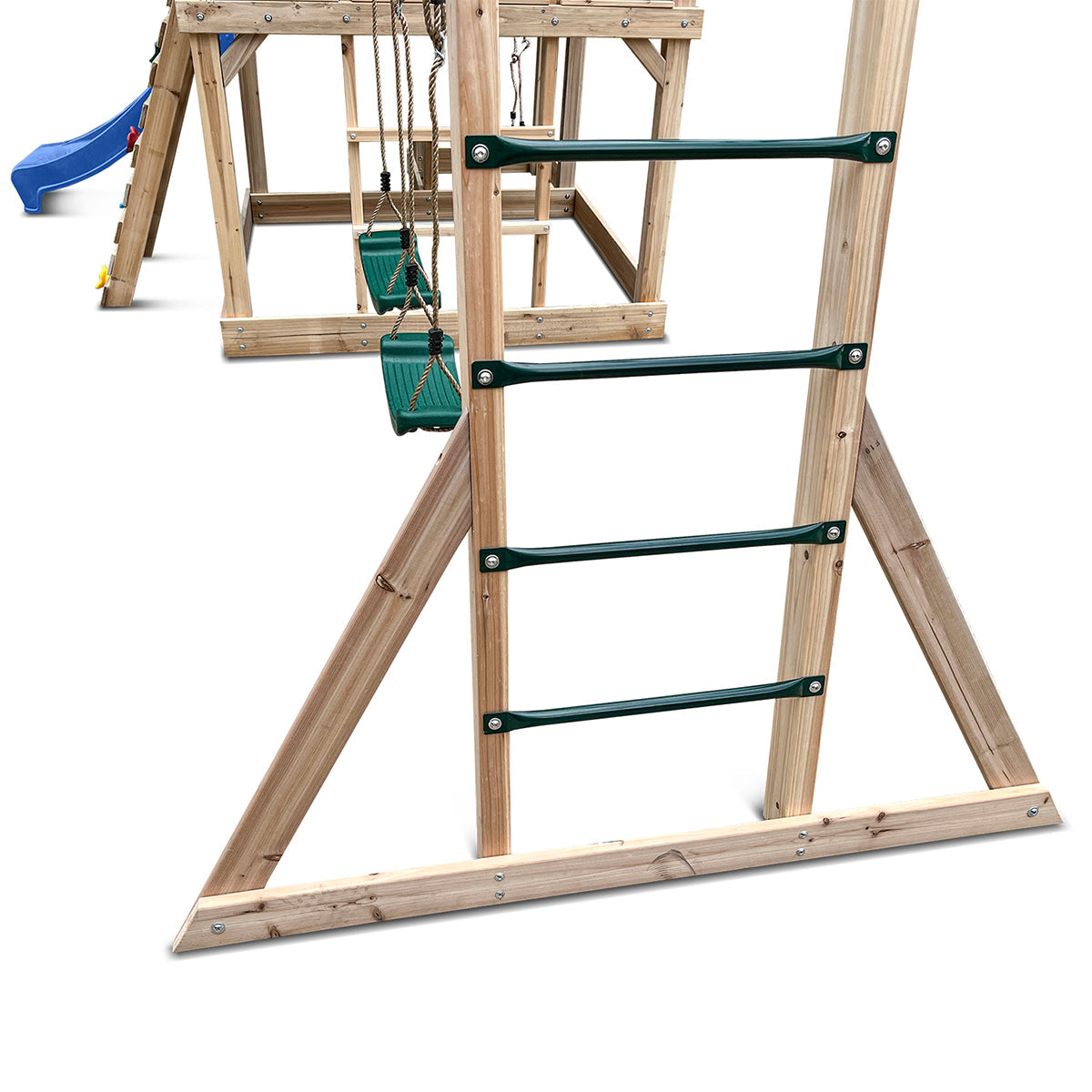 Lifespan Kids Kingston Cubby House with 2.2m Slide (Blue) Awezingly