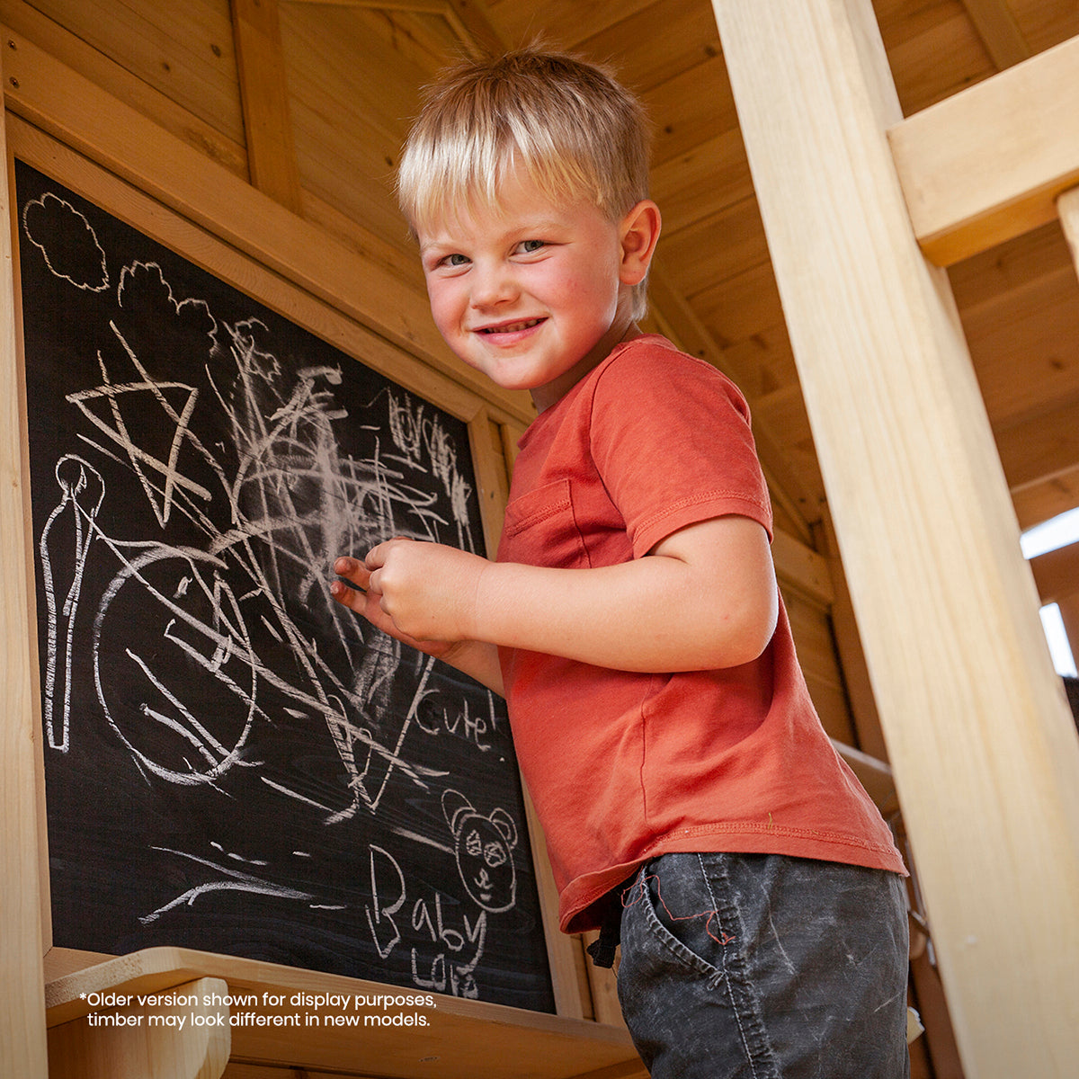 Lifespan Kids Kingston Cubby House with 2.2m Slide (Green) Awezingly