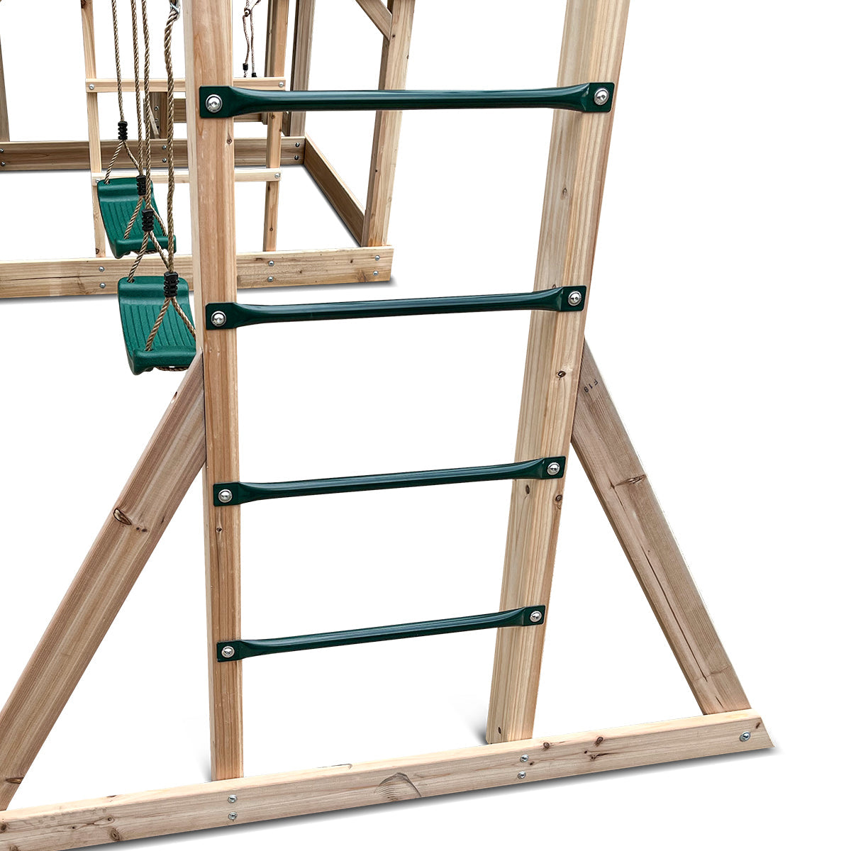 Lifespan Kids Kingston Cubby House with 2.2m Slide (Pastel Blue) Awezingly