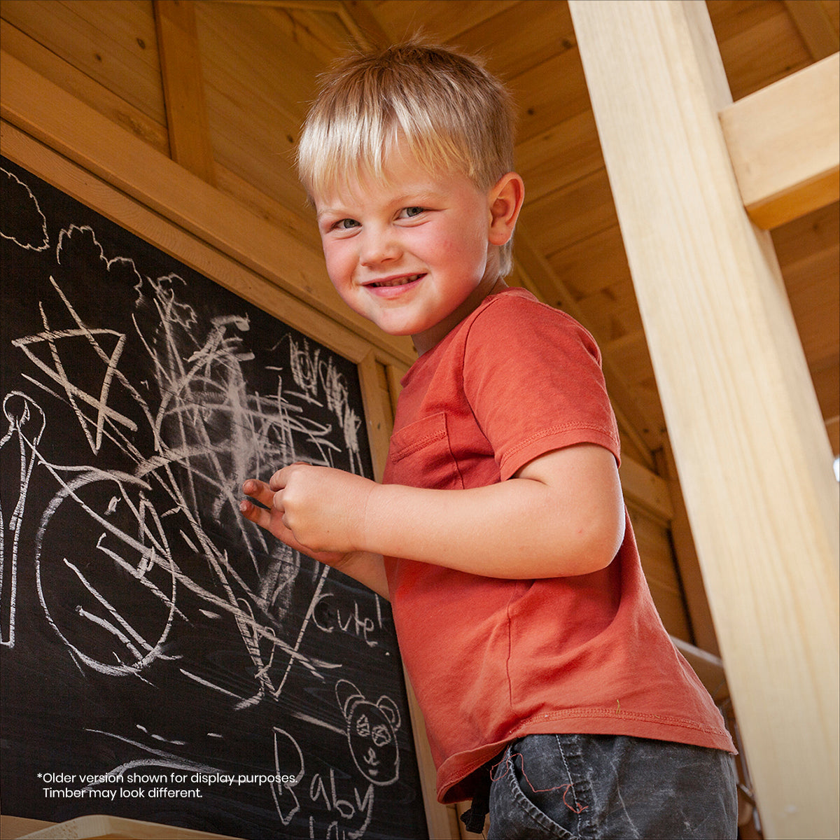 Lifespan Kids Kingston Cubby House with 2.2m Slide (White) Awezingly