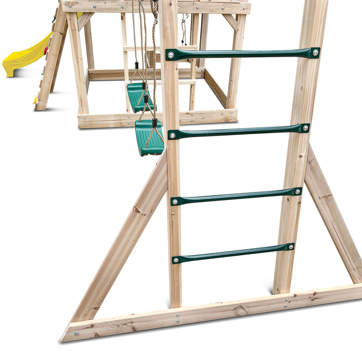 Lifespan Kids Kingston Cubby House with 2.2m Yellow Slide Lifespan