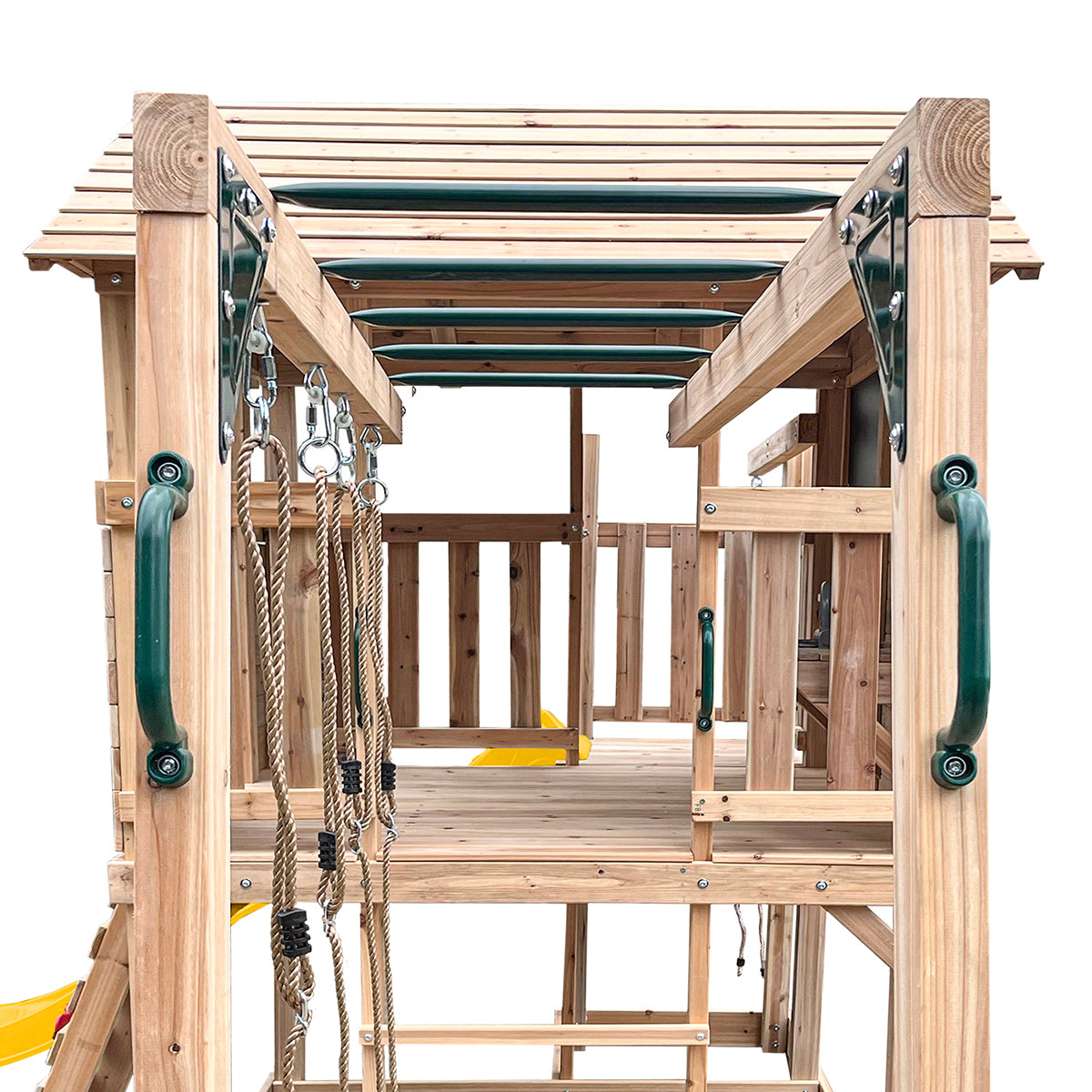 Lifespan Kids Kingston Cubby House with 2.2m Slide (Yellow) Awezingly