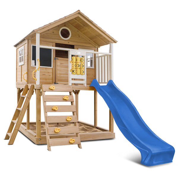 Lifespan Kids Warrigal Cubby House with 2.2m Slide (Blue) Awezingly