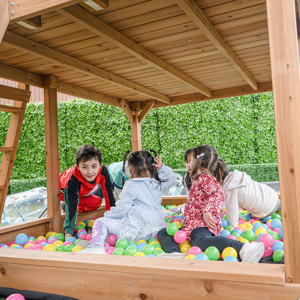 Lifespan Kids Warrigal Cubby House with 2.2m Slide (Green) Awezingly