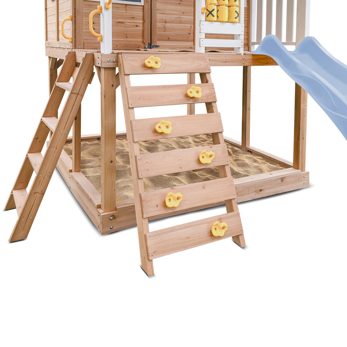 Lifespan Kids Warrigal Cubby House with 2.2m Slide (Pastel Blue) Awezingly