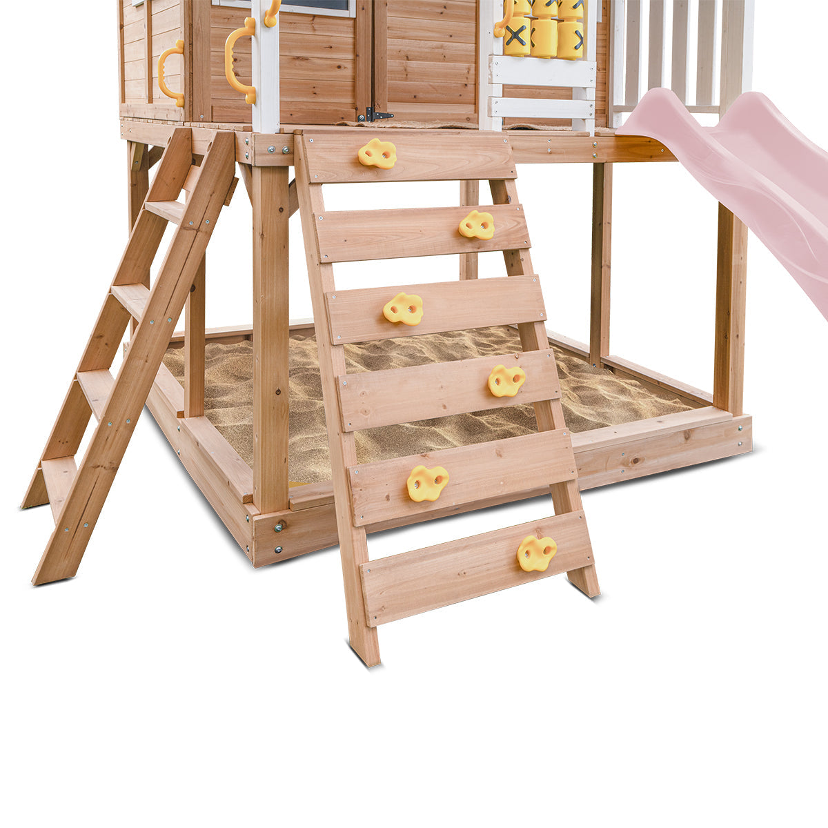 Lifespan Kids Warrigal Cubby House with 2.2m Slide (Pastel Pink) Awezingly