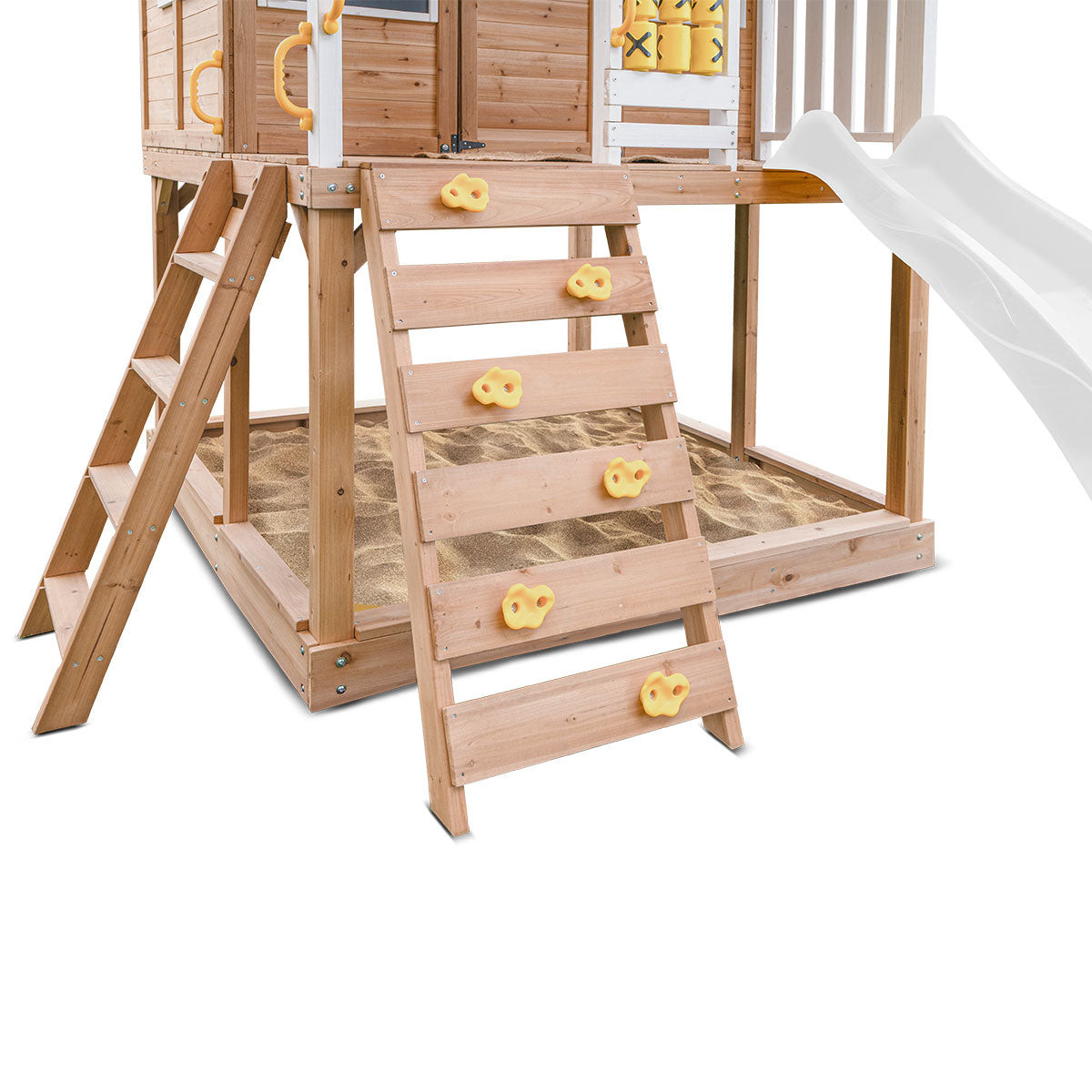 Lifespan Kids Warrigal Cubby House with 2.2m Slide (White) Awezingly