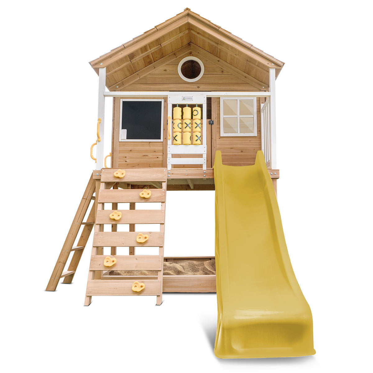 Lifespan Kids Warrigal Cubby House with 2.2m Slide (Yellow) Awezingly