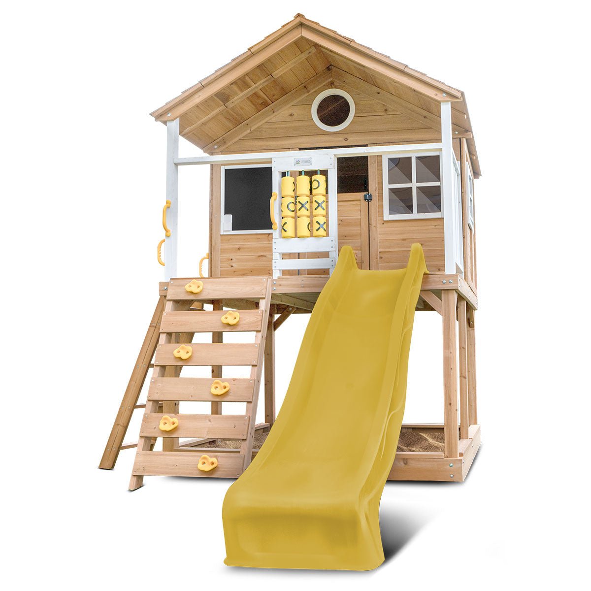 Lifespan Kids Warrigal Cubby House with 2.2m Slide (Yellow) Awezingly