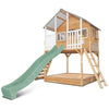 Lifespan Kids Winchester Cubby House (Elevated 1.2m) with 2.2m Slide (Pastel Green)