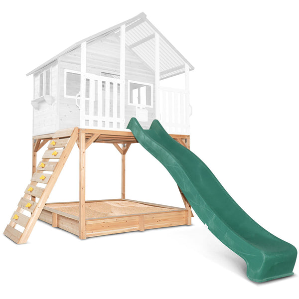 Lifespan Kids Elevation Kit and Green Slide to suit Winchester Cubby House Only Lifespan