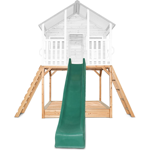 Lifespan Kids Elevation Kit and Green Slide to suit Winchester Cubby House Only Lifespan