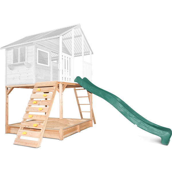 Lifespan Kids Elevation Kit and Green Slide to suit Winchester Cubby House Only Lifespan