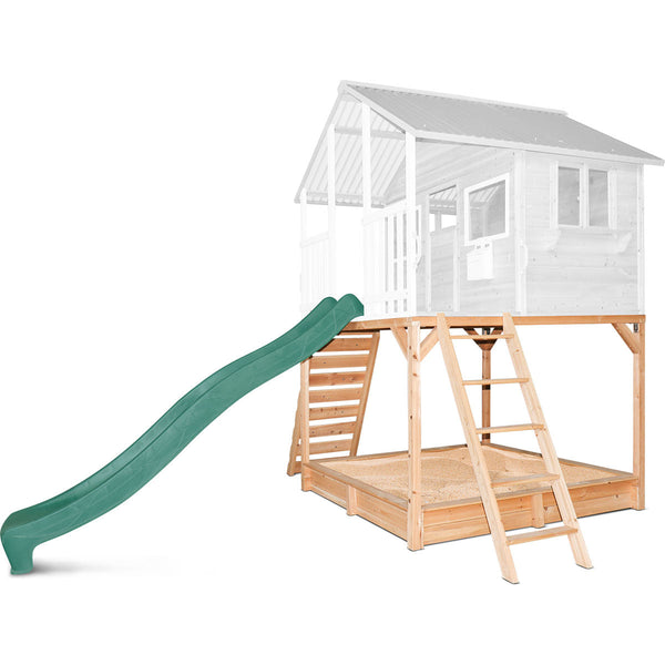 Lifespan Kids Elevation Kit and Green Slide to suit Winchester Cubby House Only Lifespan