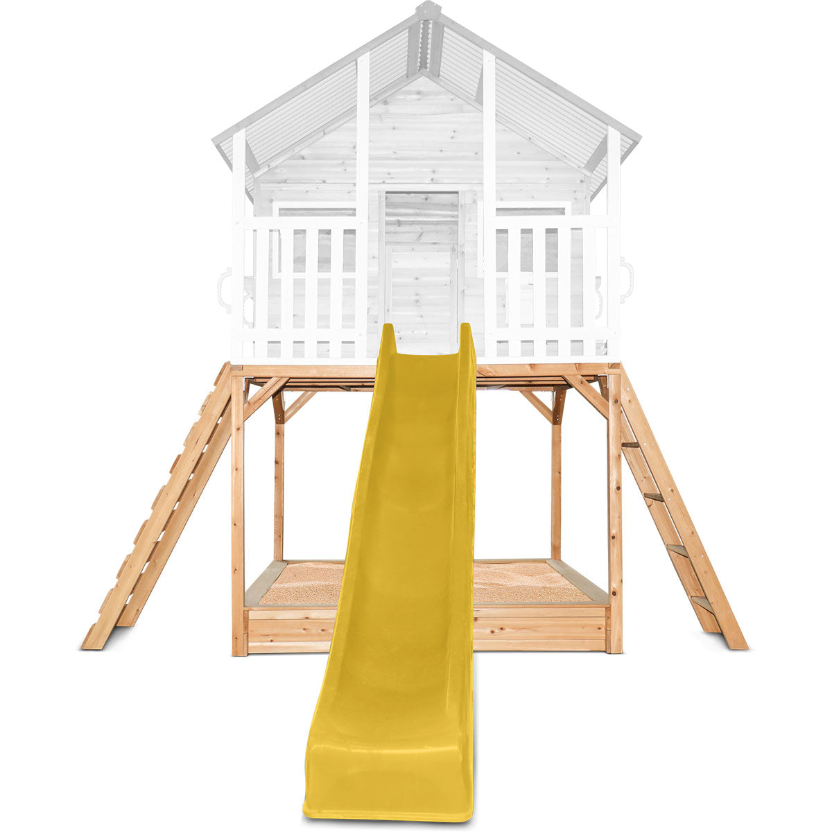 Lifespan Kids Elevation Kit and Yellow Slide to suit Winchester Cubby House Only Lifespan