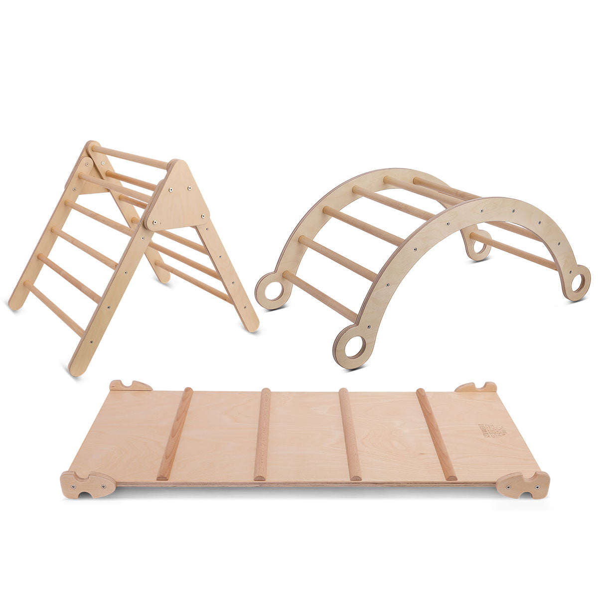 Lifespan Kids Pikler Climbing Frame Package with Slide, Arch and Triangle Lifespan
