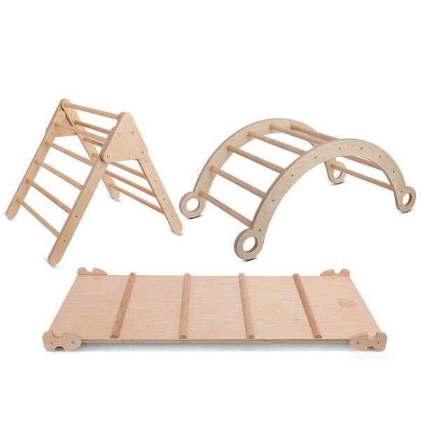 Lifespan Kids Pikler Climbing Frame Package with Slide, Arch and Triangle Lifespan