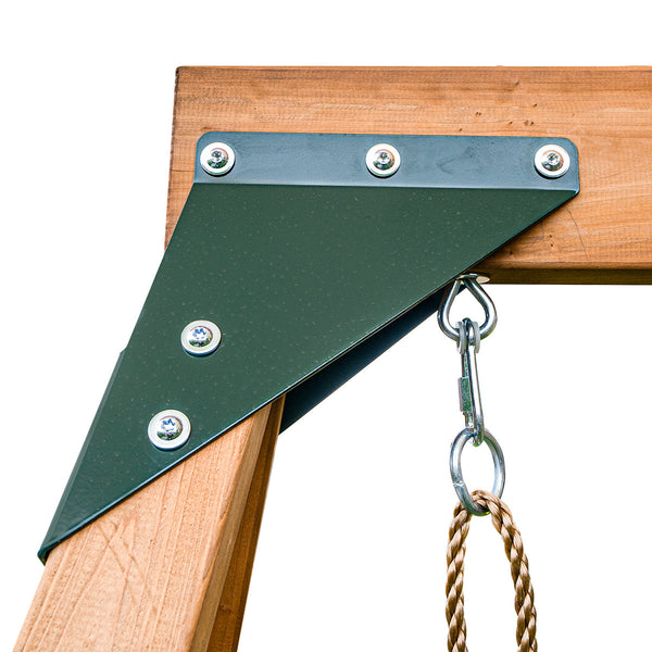 Lifespan Kids Birmingham Swing Set & Play Centre with 2.2m Slide (Green) Awezingly