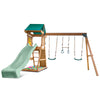 Lifespan Kids Birmingham Swing Set & Play Centre with 2.2m Slide (Pastel Green)