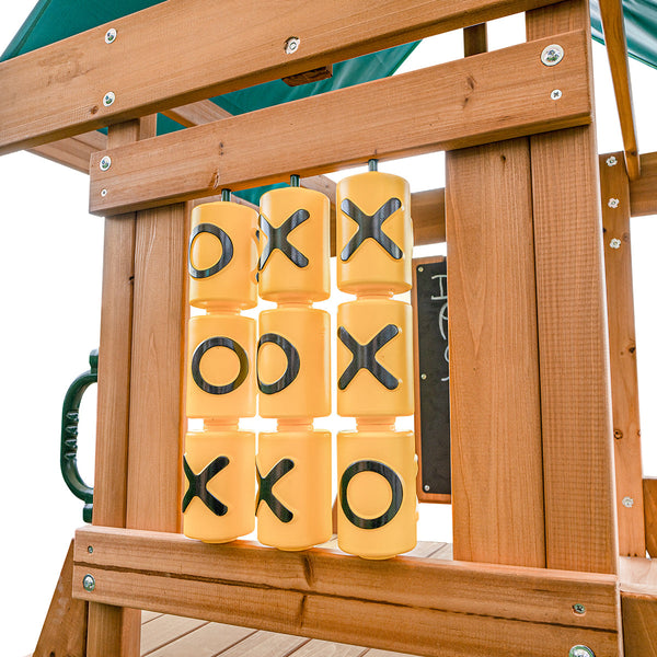 Lifespan Kids Birmingham Swing Set & Play Centre with 2.2m Slide (Pastel Green) Awezingly