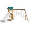 Lifespan Kids Birmingham Swing Set & Play Centre with 2.2m Slide (White)