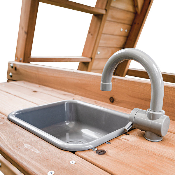 Lifespan Kids Birmingham Swing Set & Play Centre with 2.2m Slide (White) Awezingly