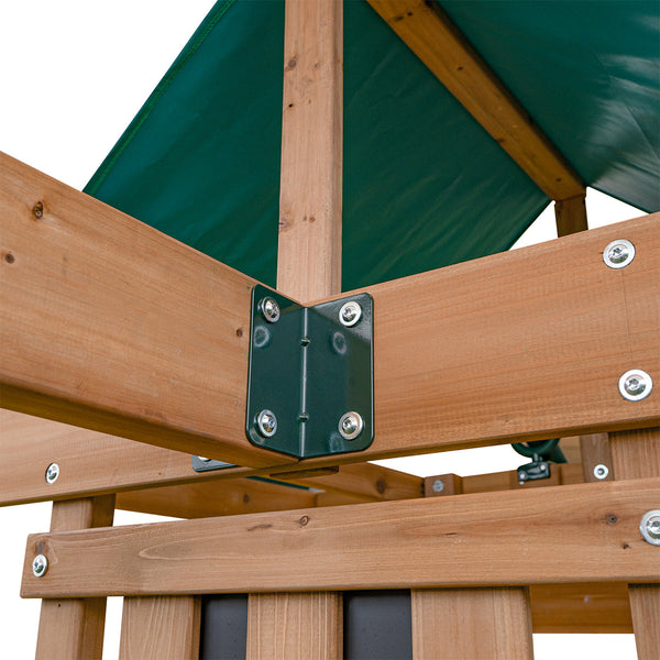 Lifespan Kids Birmingham Swing Set & Play Centre with 2.2m Slide (White) Awezingly