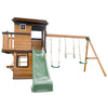 Lifespan Kids Darlington Swing Set & Play Centre with 2.2m Slide (Pastel Green)