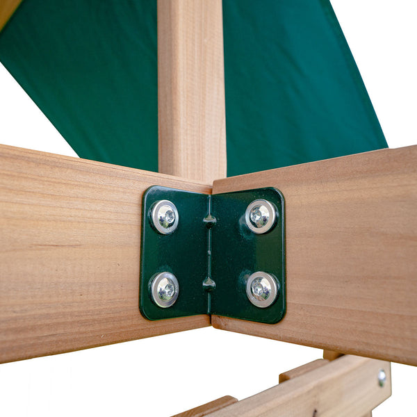 Lifespan Kids Greenvale Swing Set & Play Centre with 1.8m Slide (Green) Awezingly