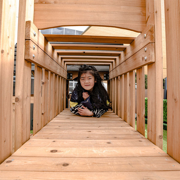 Lifespan Kids Kensington Swing Set, Monkey Bars & Play Centre with 2.2m Slide (White) Awezingly