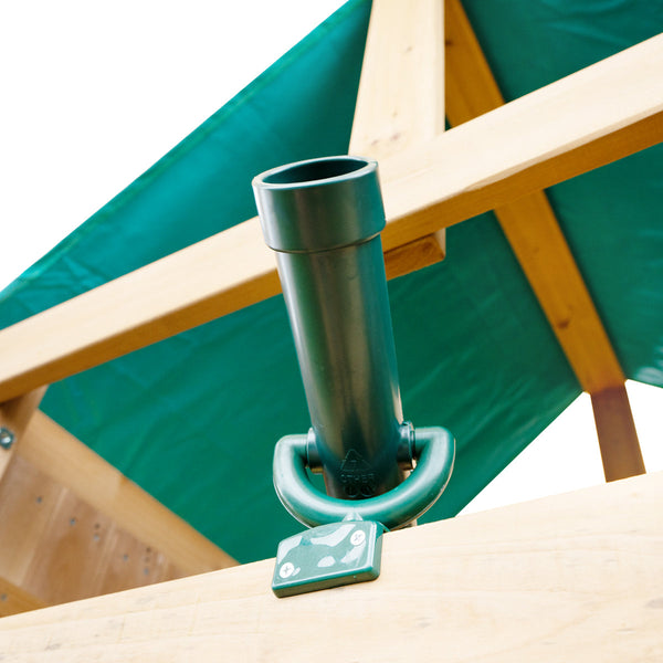 Lifespan Kids Montrose Swing Set & Play Centre with 2.2m Slide (Pastel Green) Awezingly