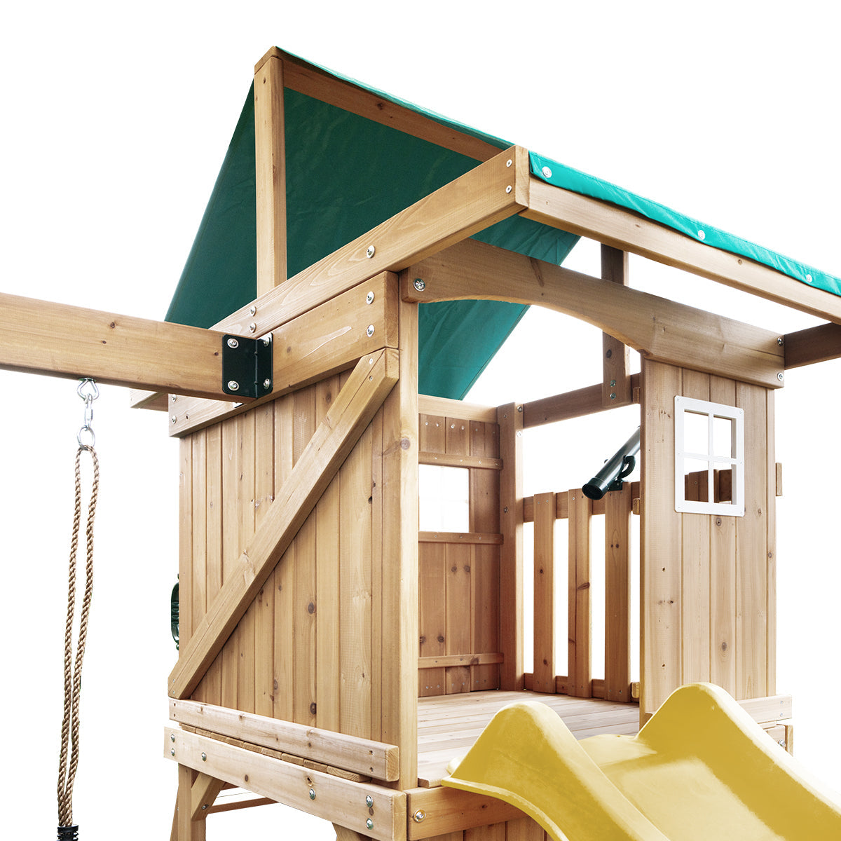 Lifespan Kids Montrose Swing Set & Play Centre with 2.2m Slide (Yellow) Awezingly