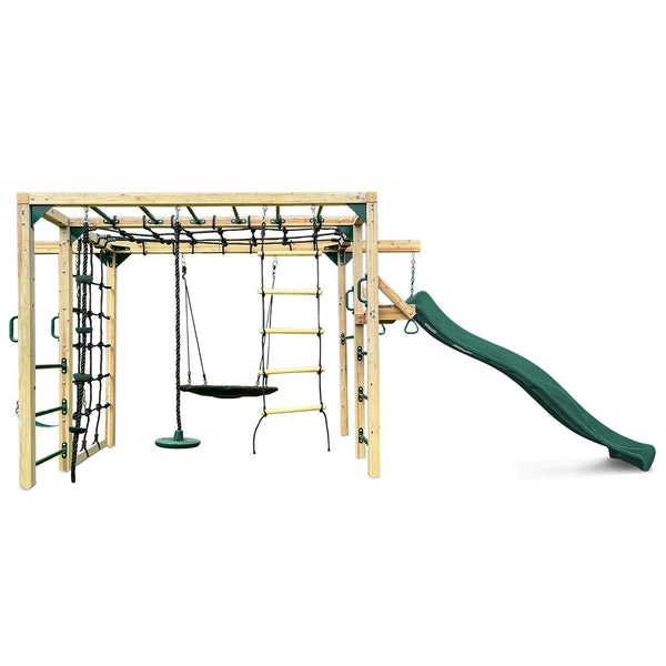 Lifespan Kids Orangutan Climbing Cube Jungle Gym Play Centre + Green Slide Lifespan