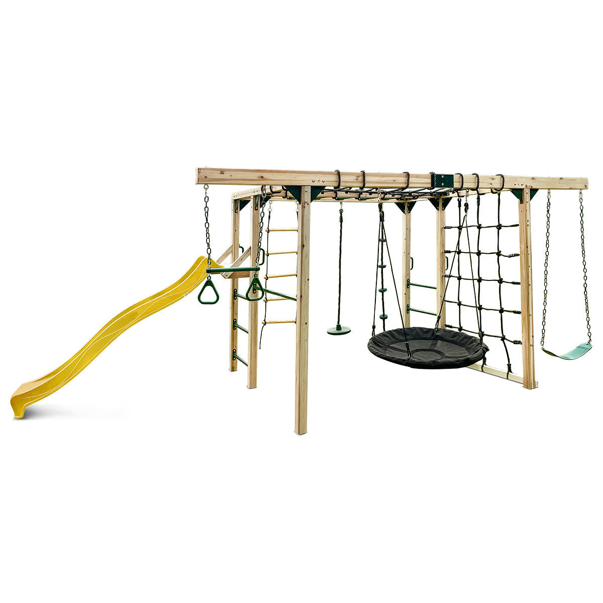 Lifespan Kids Orangutan Climbing Cube Jungle Gym Play Centre + Yellow Slide Lifespan