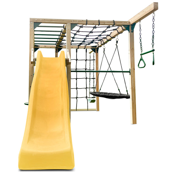 Lifespan Kids Orangutan Climbing Cube Jungle Gym Play Centre + Yellow Slide Lifespan