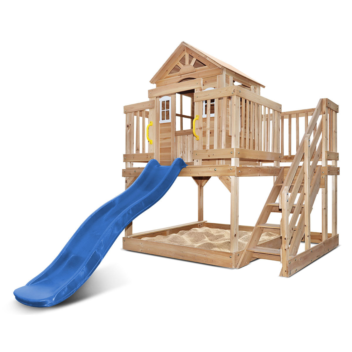 Lifespan Kids Silverton Cubby House with 1.8m Slide (Blue) Awezingly