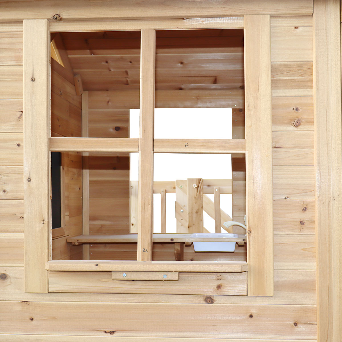 Lifespan Kids Silverton Cubby House with 1.8m Slide (Green) Awezingly