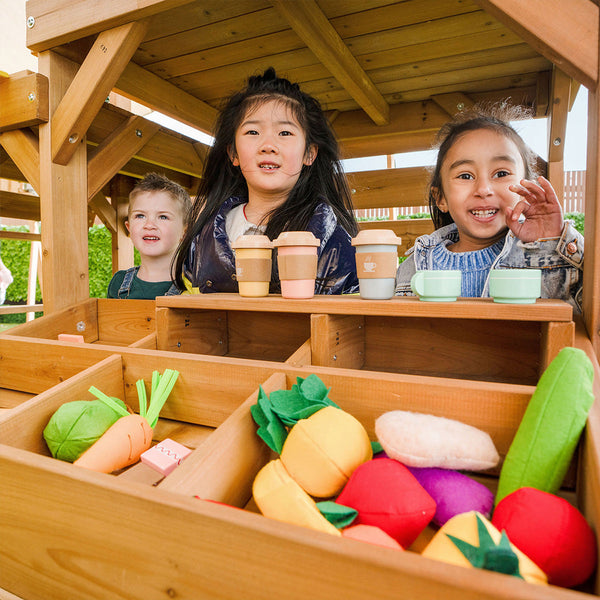 Lifespan Kids Walton Swing Set, Monkey Bars & Play Centre with 2.2m Slide (White) Awezingly