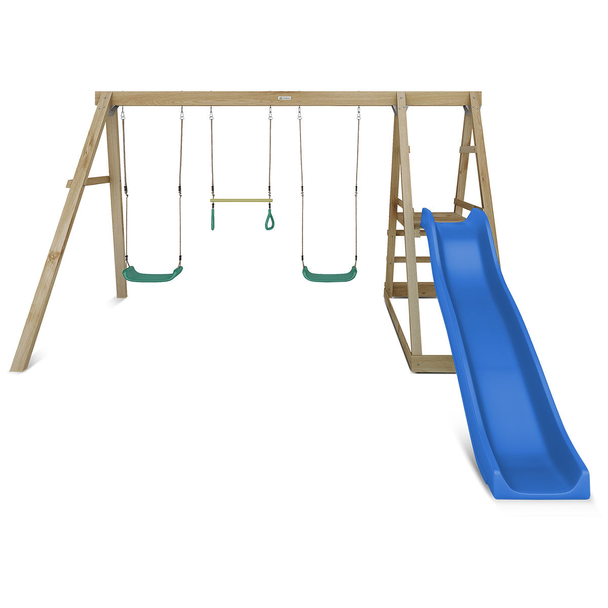 Lifespan Kids Winston Swing Set with Climb & 1.8m Slide (Blue) Awezingly