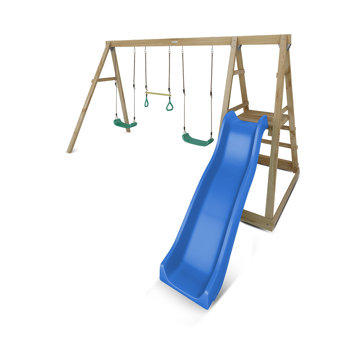 Lifespan Kids Winston Swing Set with Climb & 1.8m Slide (Blue) Awezingly