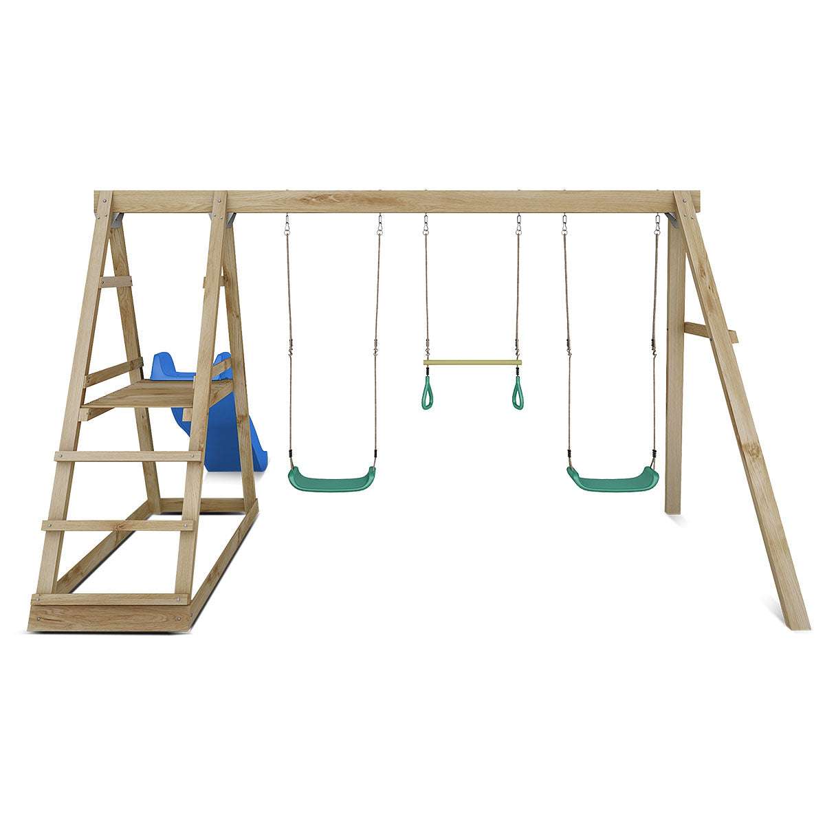 Lifespan Kids Winston Swing Set with Climb & 1.8m Slide (Blue) Awezingly