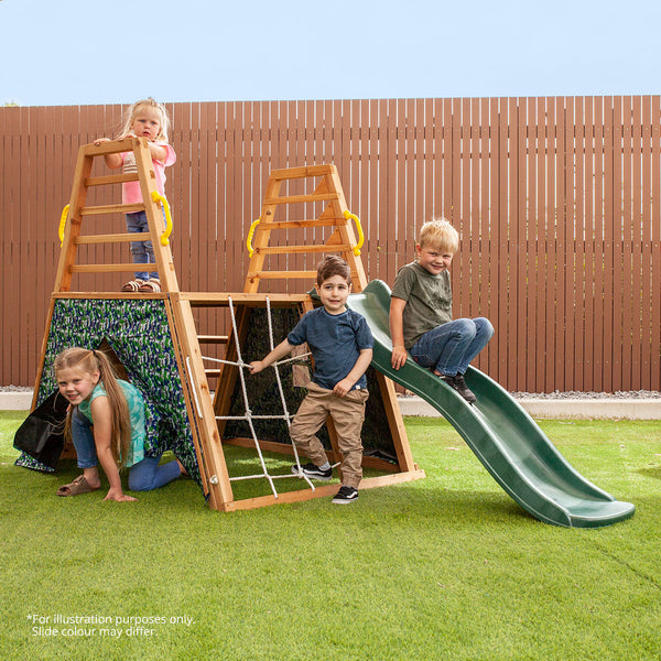 Lifespan Kids Cooper Climb &  1.8m Slide (Yellow) Awezingly