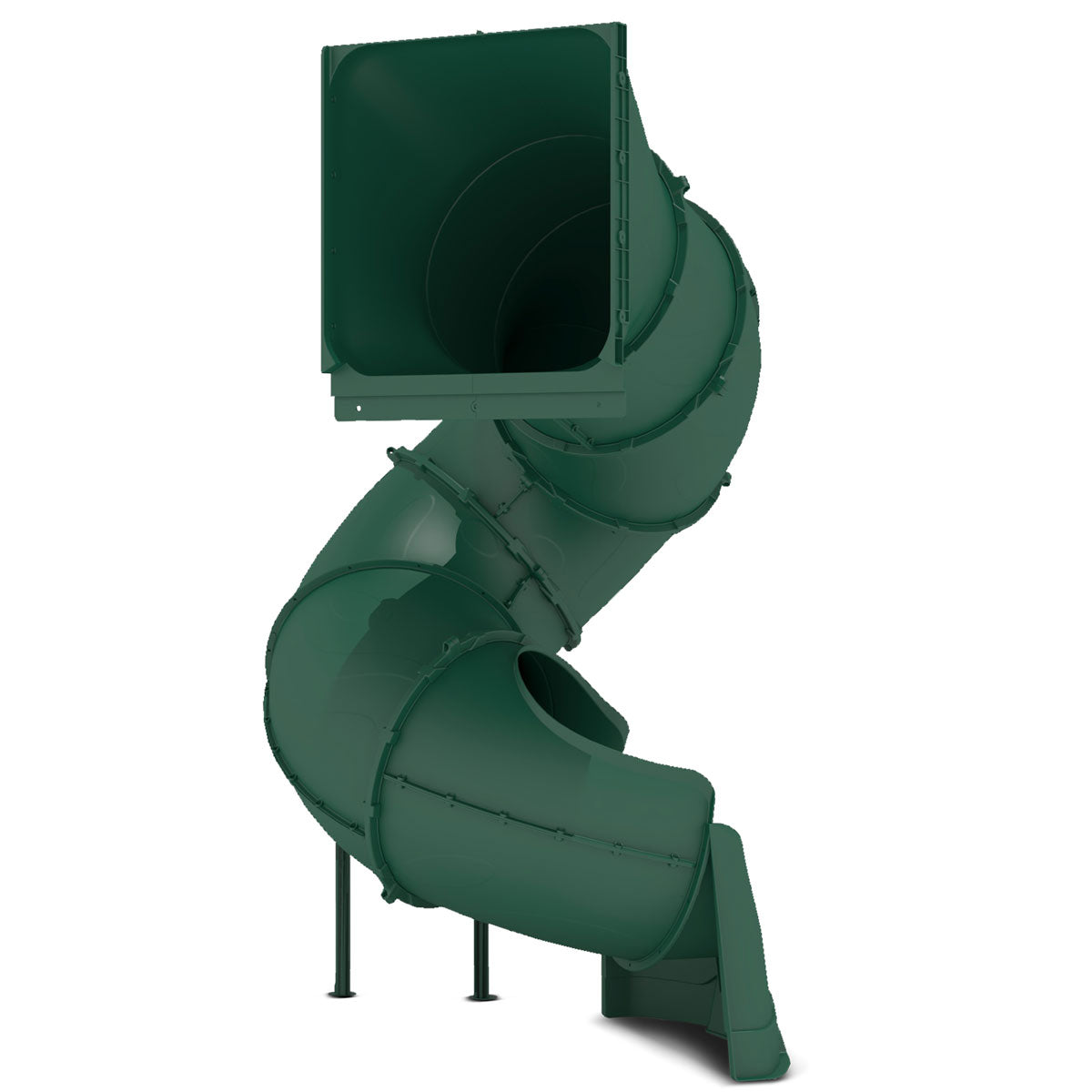 Lifespan Kids Spiral Tube Slide - Green Awezingly